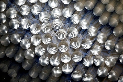 Aluminium cans leave the production line. Reuters Aluminium cans leave the production line. Reuters