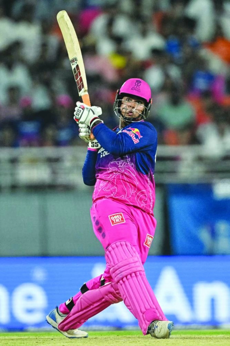Vaibhav Sooryavanshi hit 12 sixes, including three in a row off Australia captain Pat Cummins, before he was out for 97 off 29 balls for Rajasthan Royals in Wednesday's IPL playoff win over Sunrisers Hyderabad. (AFP) Vaibhav Sooryavanshi hit 12 sixes, including three in a row off Australia captain Pat Cummins, before he was out for 97 off 29 balls for Rajasthan Royals in Wednesday's IPL playoff win over Sunrisers Hyderabad. (AFP)