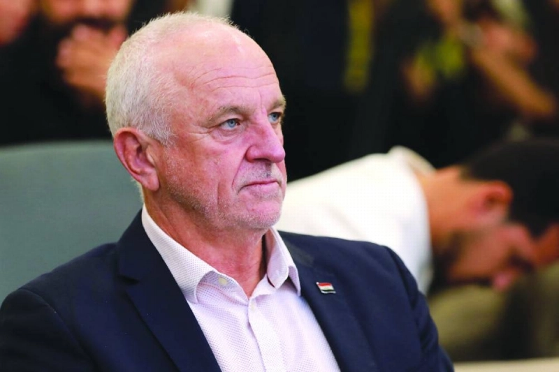 Graham Arnold was appointed as Iraq’s coach in May last year to succeed Spaniard Jesus Casas. (AFP)
Graham Arnold was appointed as Iraq’s coach in May last year to succeed Spaniard Jesus Casas. (AFP)