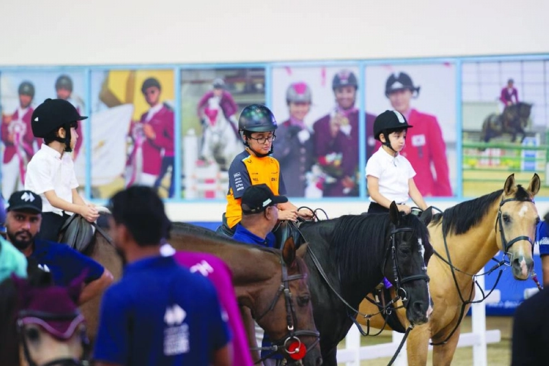 Future Riders Summer Programme is open to boys and girls aged between 4 and 17 and will be held at Qatar Equestrian Federation's Future Riders School. Future Riders Summer Programme is open to boys and girls aged between 4 and 17 and will be held at Qatar Equestrian Federation's Future Riders School.