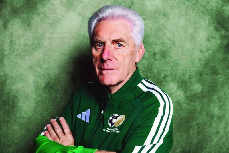 South Africa's coach Hugo Broos South Africa's coach Hugo Broos