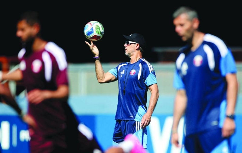 Qatar's head coach Julen Lopetegui. Qatar's head coach Julen Lopetegui.
