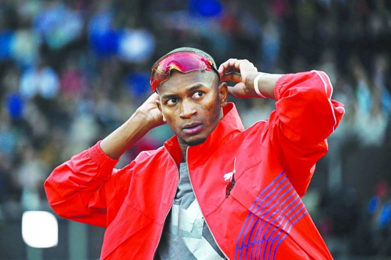Qatar's Mutaz Essa Barshim. Qatar's Mutaz Essa Barshim.