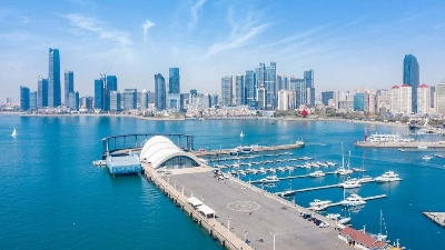 A view of the sailing venue in Qingdao in Shandong Province, which hosted the Olympic sailing competition at the 2008 Beijing Games. A view of the sailing venue in Qingdao in Shandong Province, which hosted the Olympic sailing competition at the 2008 Beijing Games.