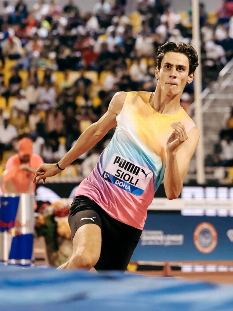 Italy’s Matteo Sioli who took his second Diamond League win of the season with a season’s best of 2.29m. Italy’s Matteo Sioli who took his second Diamond League win of the season with a season’s best of 2.29m.
