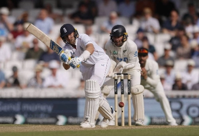 England's Joe Root in action during day four of the second Test against New Zealand at the Oval, London, Britain, on June 20, 2026. (Reuters) England's Joe Root in action during day four of the second Test against New Zealand at the Oval, London, Britain, on June 20, 2026. (Reuters)