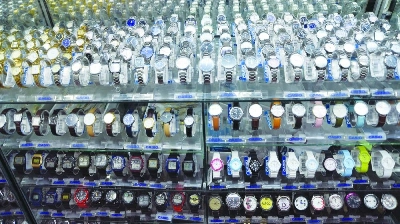 Watches on display at a shop . PICTURES: Shaji Kayamkulam.
Watches on display at a shop . PICTURES: Shaji Kayamkulam.