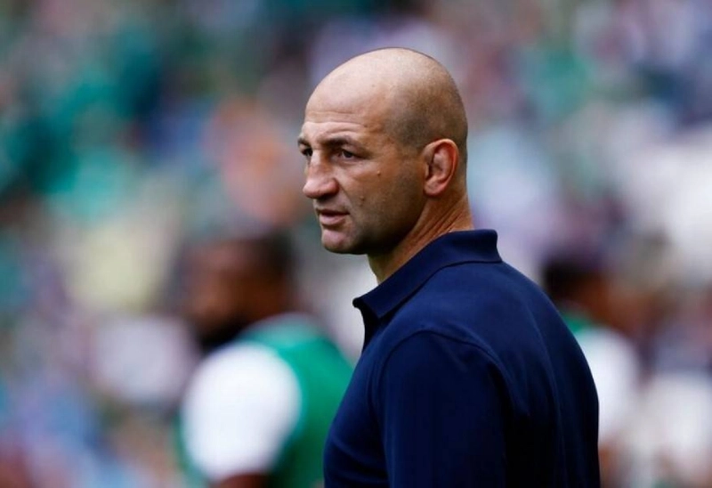 England head coach Steve Borthwick during warm up before a match against Ireland at Aviva Stadium, Dublin, Republic of Ireland, on August 19, 2023. (Reuters) England head coach Steve Borthwick during warm up before a match against Ireland at Aviva Stadium, Dublin, Republic of Ireland, on August 19, 2023. (Reuters)