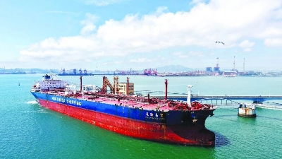 A tanker unloads imported crude oil at a terminal port in Qingdao, in China’s eastern Shandong province. Asian refiners, including Chinese, are well stocked despite supply disruptions from the Middle East because of the war by securing cargoes from West Africa, Brazil and Russia. Middle East shipments from Gulf suppliers are expected to rebound with the reopening of the Strait of Hormuz under the interim peace deal. A tanker unloads imported crude oil at a terminal port in Qingdao, in China’s eastern Shandong province. Asian refiners, including Chinese, are well stocked despite supply disruptions from the Middle East because of the war by securing cargoes from West Africa, Brazil and Russia. Middle East shipments from Gulf suppliers are expected to rebound with the reopening of the Strait of Hormuz under the interim peace deal.
