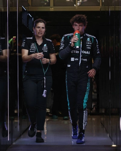 Mercedes' Andrea Kimi Antonelli prior to his practice session at the Red Bull Ring, Spielberg, Austria, on June 26, 2026. (Reuters) Mercedes' Andrea Kimi Antonelli prior to his practice session at the Red Bull Ring, Spielberg, Austria, on June 26, 2026. (Reuters)