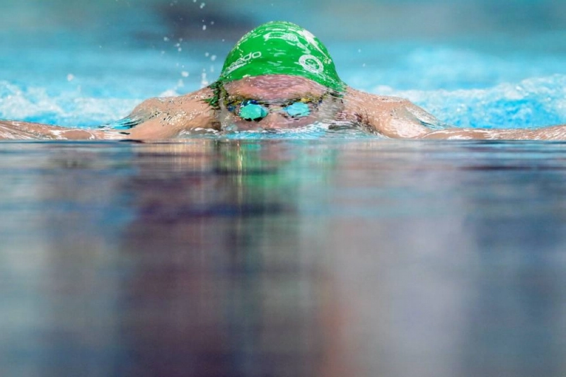 France's Léon Marchand competes in the 200-metres men's breaststroke heat during the French national swimming championships in Saint-Etienne, central France on June 29, 2026. (AFP) France's Léon Marchand competes in the 200-metres men's breaststroke heat during the French national swimming championships in Saint-Etienne, central France on June 29, 2026. (AFP)