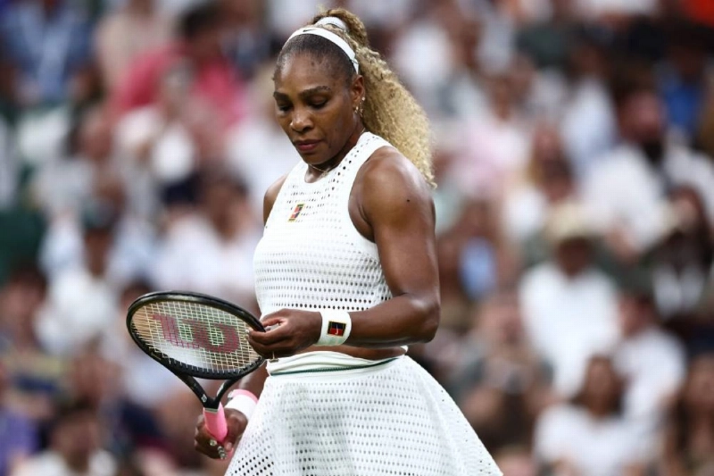 USA’s Serena Williams reacts as she plays against Australia’s Maya Joint during their first round match on the second day of the 2026 Wimbledon Championships at The All England Lawn Tennis and Croquet Club in Wimbledon, southwest London, on June 30, 2026. (AFP) USA’s Serena Williams reacts as she plays against Australia’s Maya Joint during their first round match on the second day of the 2026 Wimbledon Championships at The All England Lawn Tennis and Croquet Club in Wimbledon, southwest London, on June 30, 2026. (AFP)