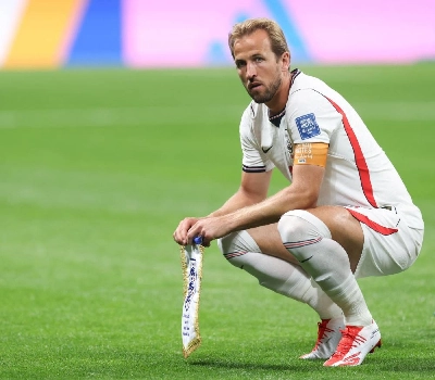 Harry Kane of England waits for his team mates before the official team group during the FIFA World Cup 2026 Round Of 32 match against Congo DR at Atlanta Stadium on July 01, 2026 in Atlanta, Georgia. (AFP) Harry Kane of England waits for his team mates before the official team group during the FIFA World Cup 2026 Round Of 32 match against Congo DR at Atlanta Stadium on July 01, 2026 in Atlanta, Georgia. (AFP)
