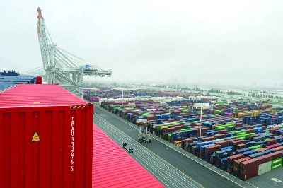 A general view of containers displayed at the port of Le Havre, northeastern France. Trade in goods between the European Union and the US reached a record €875bn ($1.00tn) last year despite tariffs, but the figures mask significant economic damage, notably to Germany's auto sector, a study published on Friday found. A general view of containers displayed at the port of Le Havre, northeastern France. Trade in goods between the European Union and the US reached a record €875bn ($1.00tn) last year despite tariffs, but the figures mask significant economic damage, notably to Germany's auto sector, a study published on Friday found.