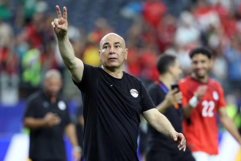 Egypt's head coach Hossam Hassan celebrates after winning the World Cup round of 32 match against Australia at the Dallas Stadium in Arlington on July 3, 2026. (AFP) Egypt's head coach Hossam Hassan celebrates after winning the World Cup round of 32 match against Australia at the Dallas Stadium in Arlington on July 3, 2026. (AFP)