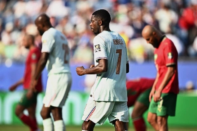 France's Ousmane Dembele celebrates after his team qualifies for the semi-finals of the FIFA World Cup following their quarter-final win over Morocco at Boston Stadium, Foxborough, Massachusetts, US, on July 9, 2026. (Reuters) France's Ousmane Dembele celebrates after his team qualifies for the semi-finals of the FIFA World Cup following their quarter-final win over Morocco at Boston Stadium, Foxborough, Massachusetts, US, on July 9, 2026. (Reuters)