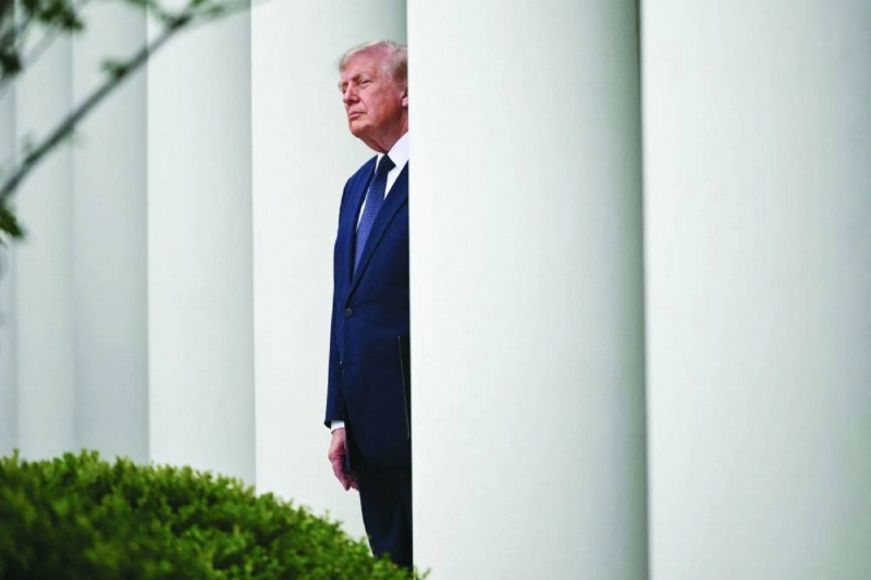 US President Donald Trump arrives during a Rose Garden Club event on the Rose Garden of the White House in Washington, DC, on July 6, 2026. (Photo by Mandel NGAN / AFP) US President Donald Trump arrives during a Rose Garden Club event on the Rose Garden of the White House in Washington, DC, on July 6, 2026. (Photo by Mandel NGAN / AFP)