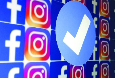 A blue verification badge and the logos of Facebook and Instagram are seen in this picture illustration taken January 19, 2023. REUTERS/File picture A blue verification badge and the logos of Facebook and Instagram are seen in this picture illustration taken January 19, 2023. REUTERS/File picture