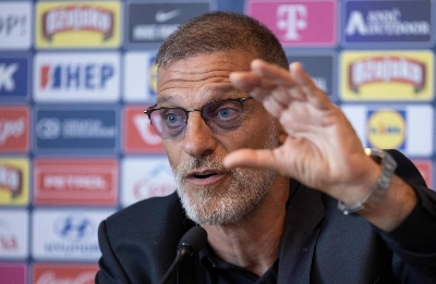 Slaven Bilic speaks during a press conference after being appointed Croatia's head coach in Zagreb on July 13, 2026. Slaven Bilic speaks during a press conference after being appointed Croatia's head coach in Zagreb on July 13, 2026.