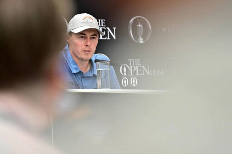 England's Matt Fitzpatrick attends a press conference held ahead of the 154th Open Golf championship at Royal Birkdale Golf Club near Southport in north-west England on July 13, 2026. (AFP) England's Matt Fitzpatrick attends a press conference held ahead of the 154th Open Golf championship at Royal Birkdale Golf Club near Southport in north-west England on July 13, 2026. (AFP)