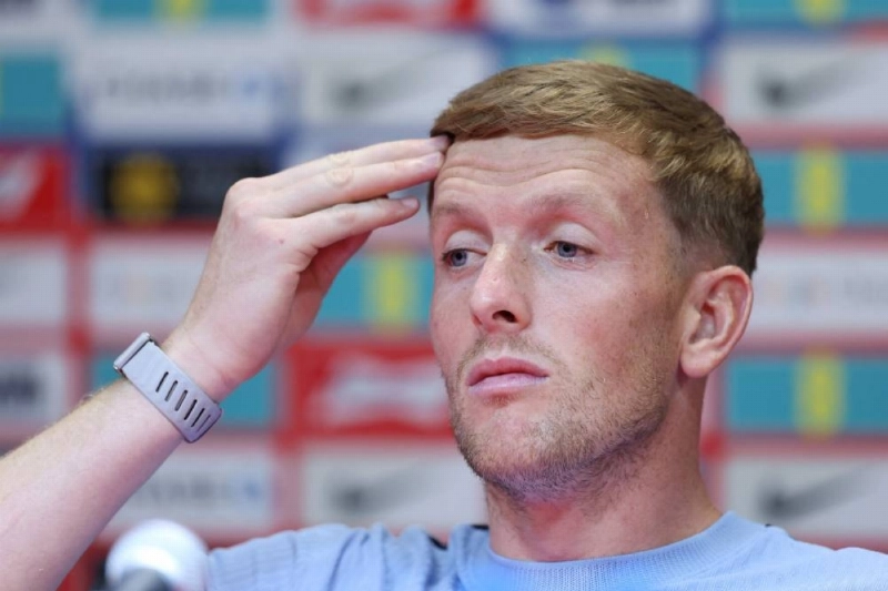 Jordan Pickford of England speaks to the media on July 13, 2026 in Kansas City, Kansas. (AFP) Jordan Pickford of England speaks to the media on July 13, 2026 in Kansas City, Kansas. (AFP)