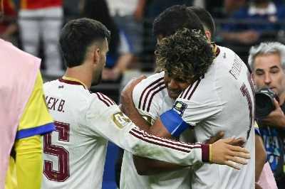 Spain's forward Lamine Yamal (C) and Spain's midfielder Rodri (R) embrace as they celebrate their team's victory at the end of the 2026 World Cup football tournament semi-final match between France and Spain at the Dallas Stadium in Arlington on July 14, 2026. (AFP) Spain's forward Lamine Yamal (C) and Spain's midfielder Rodri (R) embrace as they celebrate their team's victory at the end of the 2026 World Cup football tournament semi-final match between France and Spain at the Dallas Stadium in Arlington on July 14, 2026. (AFP)