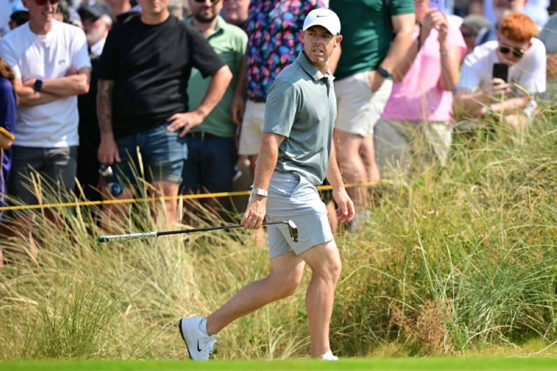 Northern Ireland's Rory McIlroy walks to the 10th tee during practice round for the 154th Open Golf championship at Royal Birkdale Golf Club near Southport in north-west England on July 15, 2026. (AFP) Northern Ireland's Rory McIlroy walks to the 10th tee during practice round for the 154th Open Golf championship at Royal Birkdale Golf Club near Southport in north-west England on July 15, 2026. (AFP)