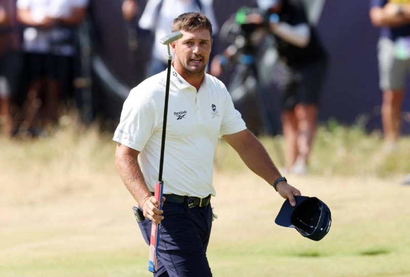 Bryson DeChambeau of the US reacts during the first round at the 154th Open at Royal Birkdale Golf Club, Southport, Britain, on July 16, 2026. (Reuters) Bryson DeChambeau of the US reacts during the first round at the 154th Open at Royal Birkdale Golf Club, Southport, Britain, on July 16, 2026. (Reuters)