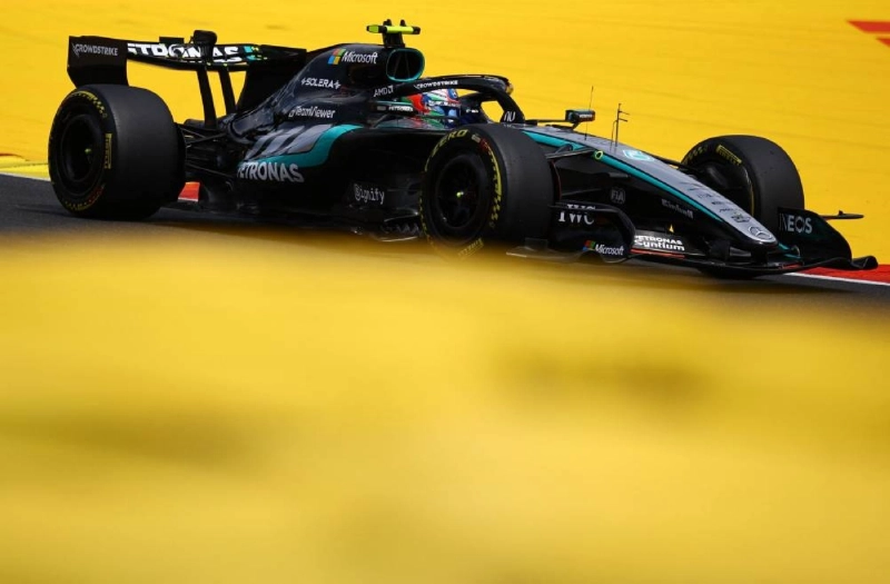 Mercedes' Andrea Kimi Antonelli during practice ahead of Sunday's Belgian Grand Prix at Circuit de Spa-Francorchamps, Stavelot, Belgium, on July 17, 2026. (Reuters) Mercedes' Andrea Kimi Antonelli during practice ahead of Sunday's Belgian Grand Prix at Circuit de Spa-Francorchamps, Stavelot, Belgium, on July 17, 2026. (Reuters)