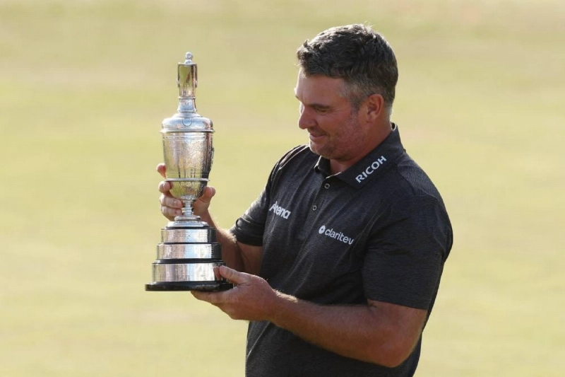 New Zealand's Ryan Fox celebrates with the Claret Jug after winning The 154th Open at Royal Birkdale Golf Club, Southport, Britain, on July 19, 2026. (Reuters) New Zealand's Ryan Fox celebrates with the Claret Jug after winning The 154th Open at Royal Birkdale Golf Club, Southport, Britain, on July 19, 2026. (Reuters)