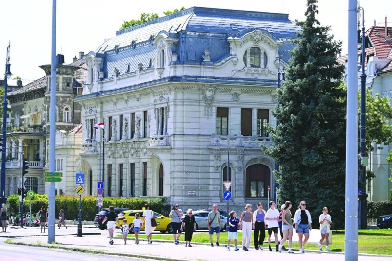 The headquarters building of Hungary's nationalist FIDESZ party of ex-leader Viktor Orban is seen in Budapest, Hungary, on July 21, 2026. The Fidesz party of Hungary's nationalist ex-leader Viktor Orban, which was swept from power in elections in April, said on July 21, 2026 that prosecutors had launched a raid on its server centre. (AFP) The headquarters building of Hungary's nationalist FIDESZ party of ex-leader Viktor Orban is seen in Budapest, Hungary, on July 21, 2026. The Fidesz party of Hungary's nationalist ex-leader Viktor Orban, which was swept from power in elections in April, said on July 21, 2026 that prosecutors had launched a raid on its server centre. (AFP)