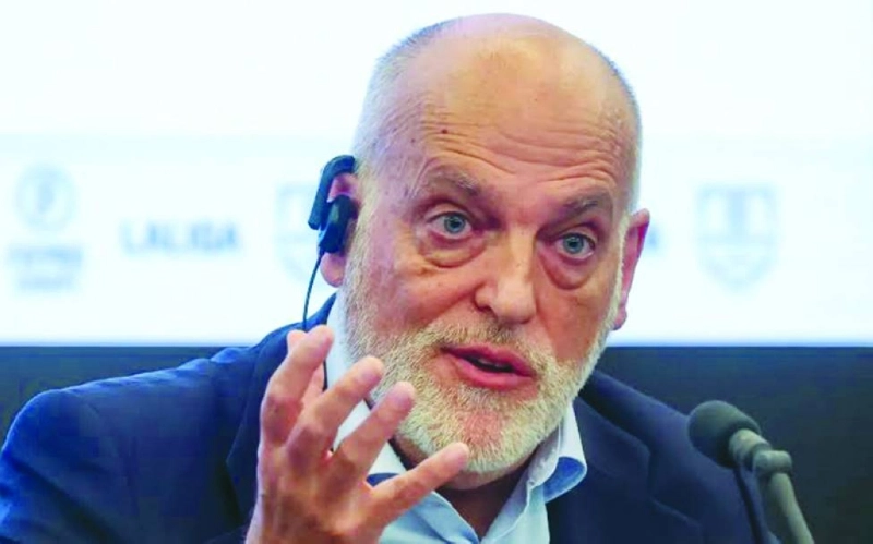 La Liga president Javier Tebas. La Liga president Javier Tebas.