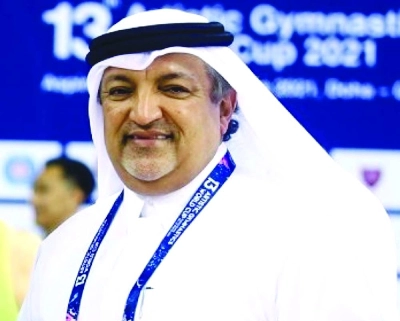 QGF President and First Vice President of the International Gymnastics Federation (FIG) Ali al-Hitmi QGF President and First Vice President of the International Gymnastics Federation (FIG) Ali al-Hitmi