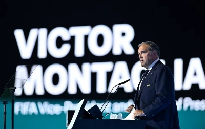 CONCACAF president Victor Montagliani speaks during the 76th FIFA Congress at Vancouver Convention Centre, Vancouver, Canada, on April 30, 2026. (Reuters) CONCACAF president Victor Montagliani speaks during the 76th FIFA Congress at Vancouver Convention Centre, Vancouver, Canada, on April 30, 2026. (Reuters)