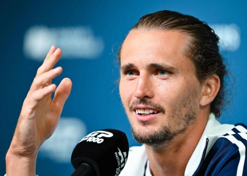 Alexander Zverev of Germany addresses the media in Montreal on August 2, 2026. (AFP) Alexander Zverev of Germany addresses the media in Montreal on August 2, 2026. (AFP)