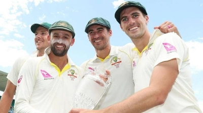 Australia’s four frontline bowlers Mitchell Starc, Pat Cummins, Josh Hazlewood and Nathan Lyon. (Cricket Australia) Australia’s four frontline bowlers Mitchell Starc, Pat Cummins, Josh Hazlewood and Nathan Lyon. (Cricket Australia)
