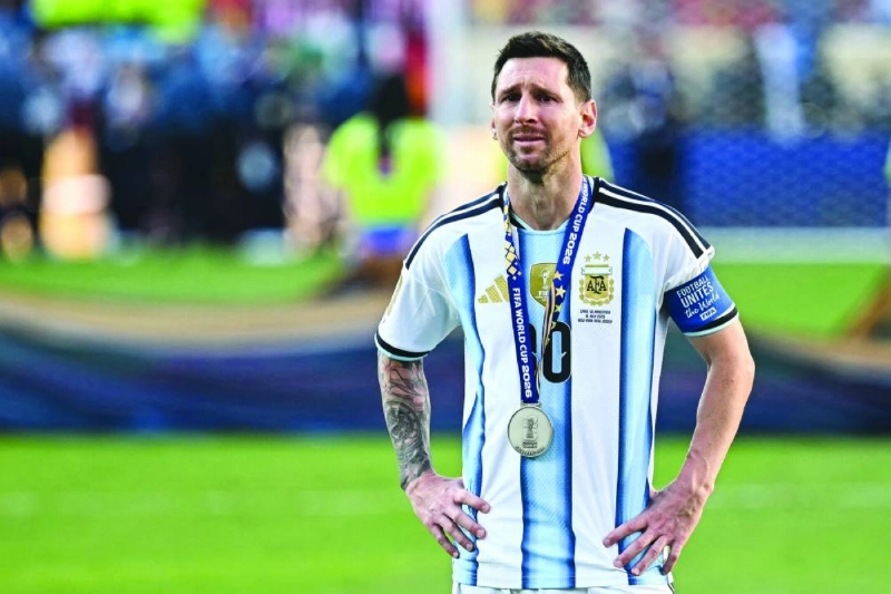 Lionel Messi’s father, Jorge, died last week aged 68 in the Argentine city of Rosario after a long illness. (AFP)
Lionel Messi’s father, Jorge, died last week aged 68 in the Argentine city of Rosario after a long illness. (AFP)