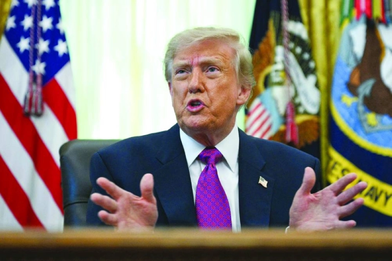 US President Donald Trump speaks after signing an executive order that aims to rename Lake Ontario to Lake America in the Oval Office of the White House in Washington, DC, on August 27, 2026. President Donald Trump announced Thursday that he is renaming Lake Ontario -- a large body of water shared by the United States and Canada -- "Lake America." Trump signed an order in the White House, telling reporters the change was "effective immediately." (Photo by Jim WATSON / AFP) US President Donald Trump speaks after signing an executive order that aims to rename Lake Ontario to Lake America in the Oval Office of the White House in Washington, DC, on August 27, 2026. President Donald Trump announced Thursday that he is renaming Lake Ontario -- a large body of water shared by the United States and Canada -- "Lake America." Trump signed an order in the White House, telling reporters the change was "effective immediately." (Photo by Jim WATSON / AFP)