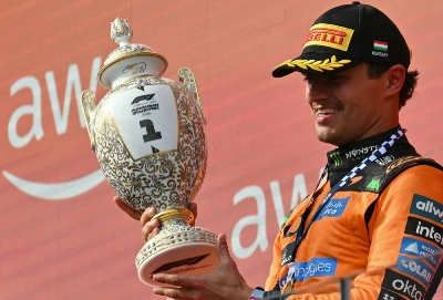 Reigning champion Lando Norris has won the last two races. (AFP) Reigning champion Lando Norris has won the last two races. (AFP)
