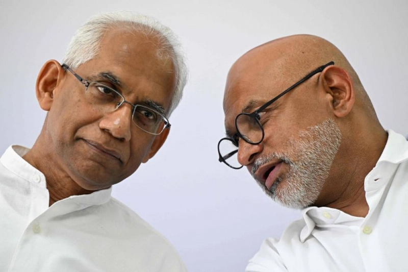 Sri Lanka Cricket Transformation Committee Chairman Eran Wickramaratne (left) speaks with Secretary Prakash Schaffter during a press conference at the Sri Lanka Cricket Board office in Colombo on August 31, 2026. The Asian Cricket Council (ACC) was concerned about a lack of five-star hotel accommodation for players at the upcoming Asian Games in Japan, a member country said. (AFP) Sri Lanka Cricket Transformation Committee Chairman Eran Wickramaratne (left) speaks with Secretary Prakash Schaffter during a press conference at the Sri Lanka Cricket Board office in Colombo on August 31, 2026. The Asian Cricket Council (ACC) was concerned about a lack of five-star hotel accommodation for players at the upcoming Asian Games in Japan, a member country said. (AFP)