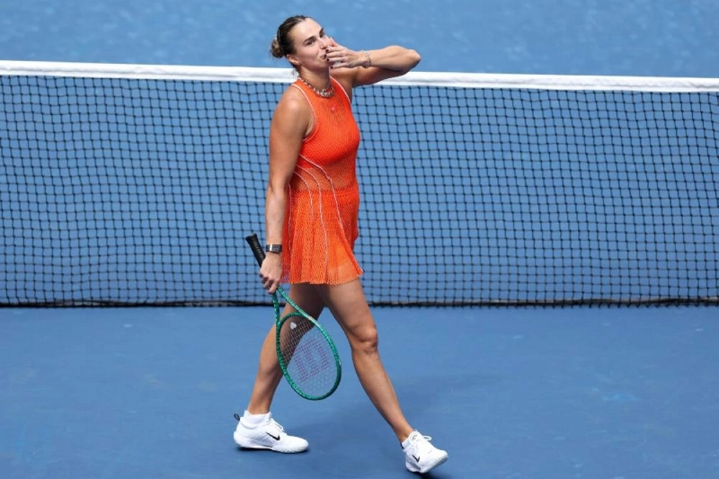Aryna Sabalenka celebrates after defeating Kamilla Rakhimova of Uzbekistan in their US Open match at USTA Billie Jean King National Tennis Center on September 04, 2026 in the Flushing neighborhood of the Queens borough of New York City. (AFP) Aryna Sabalenka celebrates after defeating Kamilla Rakhimova of Uzbekistan in their US Open match at USTA Billie Jean King National Tennis Center on September 04, 2026 in the Flushing neighborhood of the Queens borough of New York City. (AFP)