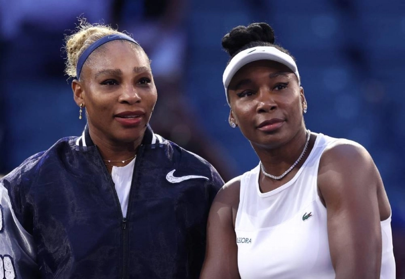 Venus Williams and Serena Williams of the United States before their Women's Doubles match against Hao-Ching Chan of Taiwan and Maya Joint of Australia on Day Six of the 2026 US Open: AFP Venus Williams and Serena Williams of the United States before their Women's Doubles match against Hao-Ching Chan of Taiwan and Maya Joint of Australia on Day Six of the 2026 US Open: AFP