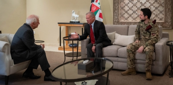 King receives EU high representative | Jordan Times