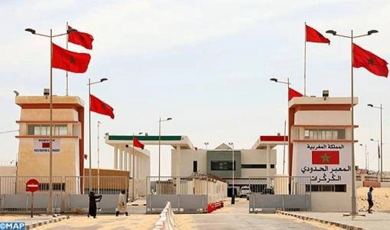 Passage de Guergarate, à la frontière maroco-mauritanienne