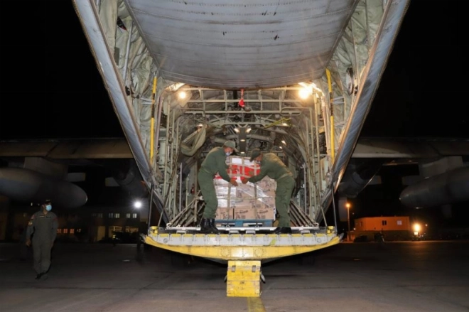 FAR: Acheminement des aides alimentaires au profit des forces armées libanaises et du peuple libanais