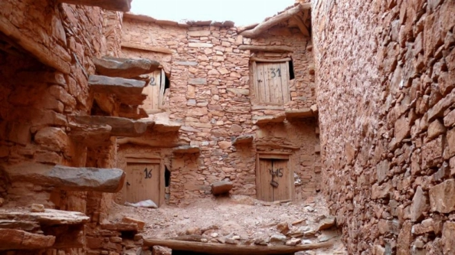 Chaque famille de la tribu a sa cellule dans l'Agadir pour y conserver ses biens