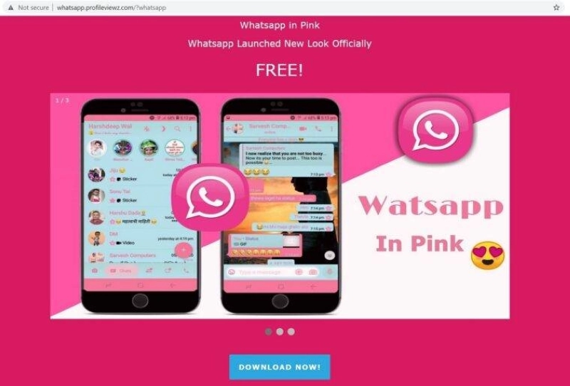 Attention, WhatsApp-Pink, c'est une arnaque!