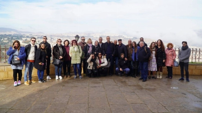 L'Orchestre Andalou israélien d'Ashdod et la Chorale marocaine de la tolérance en visite à Fès