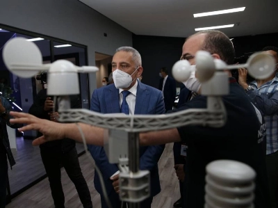 Une vue de l'inauguration à Casablanca du centre d'innovation "ABA Technology"