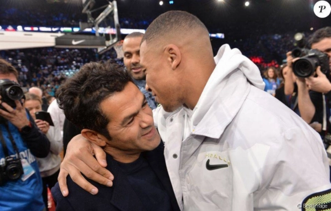 Jamel Debbouze et Kylian M'Bappe
